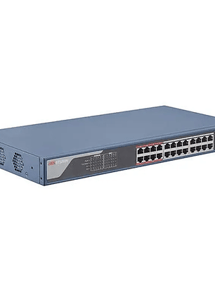 Switch Hikvision PoE+ 24 Puertos 230W 300m + SFP Administrable