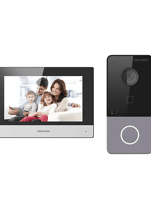 Kit Video Portero IP Hikvision DS-KIS603-P WiFi Pantalla