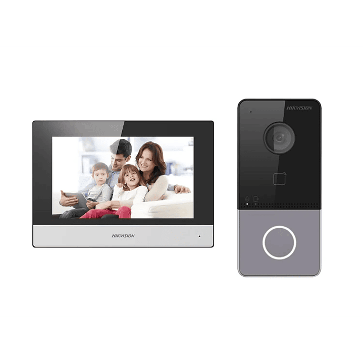 Kit Video Portero IP Hikvision DS-KIS603-P WiFi Pantalla 1