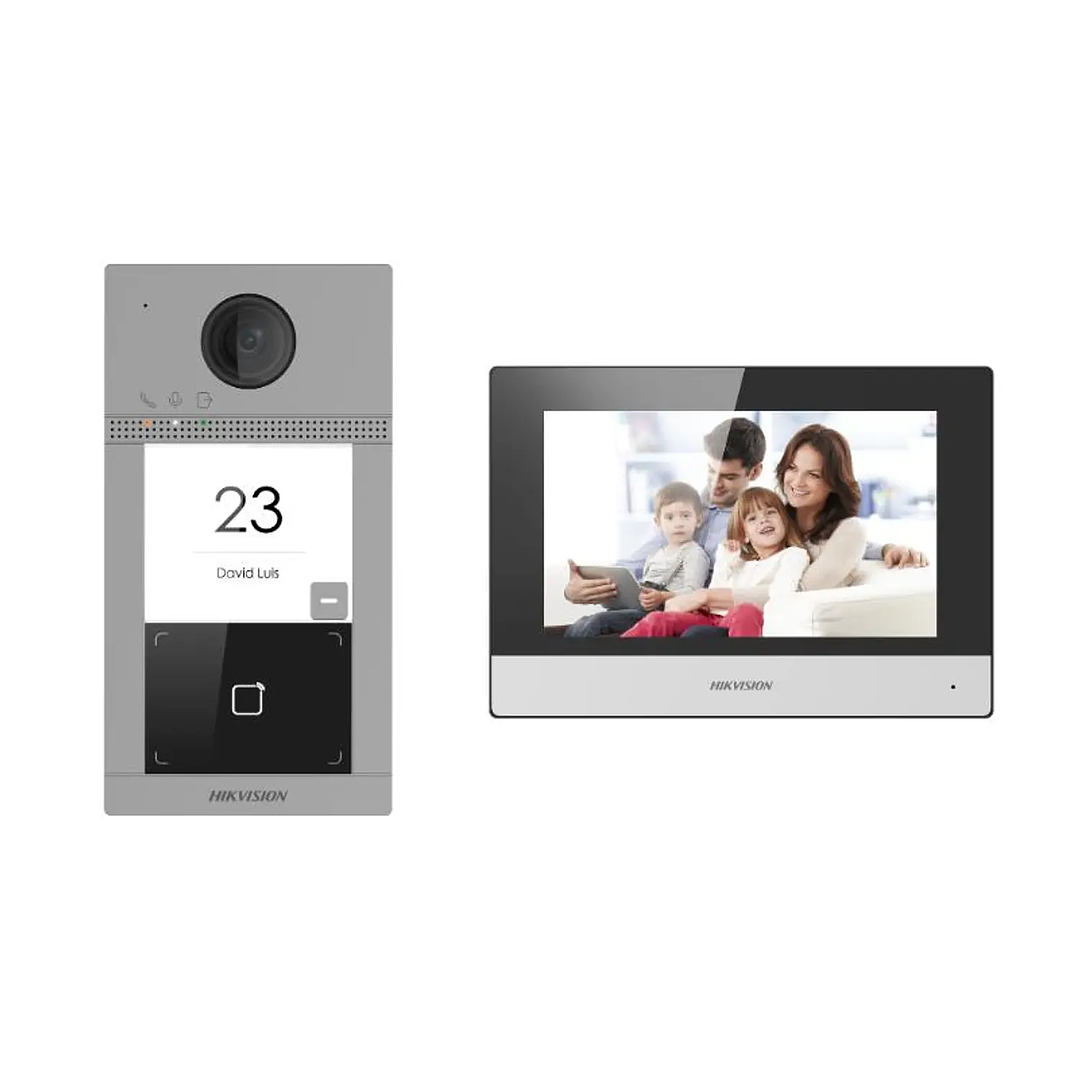 Video Portero Hikvision WiFi IP65 IK08 App Celular 1