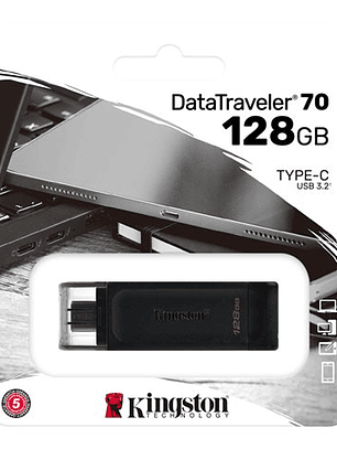 Pendrive Kingston DataTraveler 70 128GB USB-C 3.2
