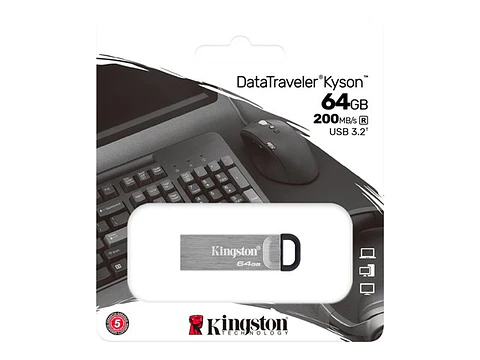 Pendrive Kingston Kyson 64GB USB 3.2 200MB/s Metal