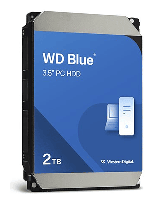 Disco Duro WD Blue 2TB 7200RPM 3.5 SATA3 256MB