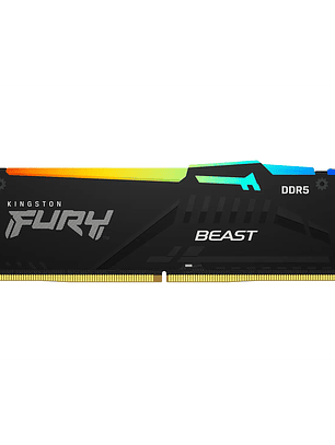 Memoria RAM Kingston Fury Beast 16GB DDR5 5600MHz RGB