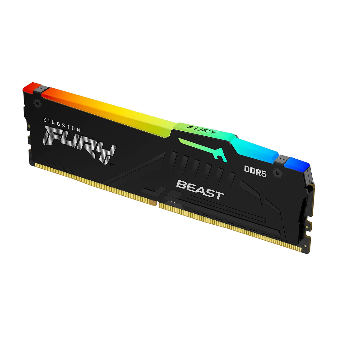 Memoria RAM Kingston Fury Beast 16GB DDR5 5600MHz RGB 2