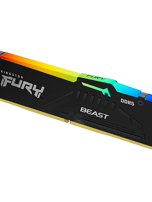 Memoria RAM Kingston Fury Beast 16GB DDR5 5600MHz RGB