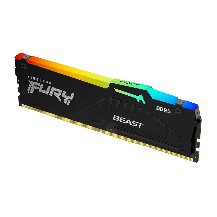 Memoria RAM Kingston Fury Beast 16GB DDR5 5600MHz RGB 2
