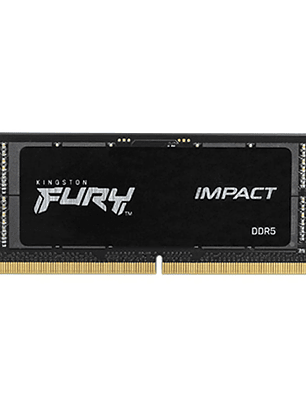 Memoria RAM Kingston Fury Impact 32GB DDR5 5600MHz SODIMM
