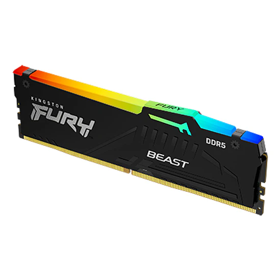 Memoria RAM Kingston Fury Beast RGB 32GB DDR5 6000MHz CL30 1