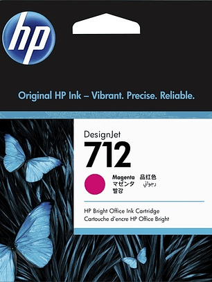 Cartucho de Tinta HP 712 Magenta Original