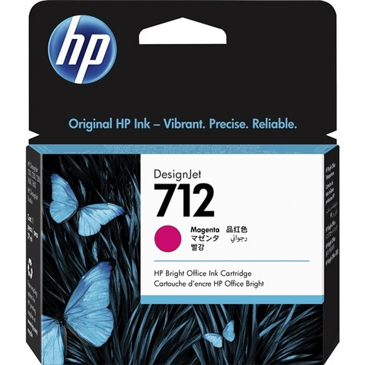Cartucho de Tinta HP 712 Magenta Original 1