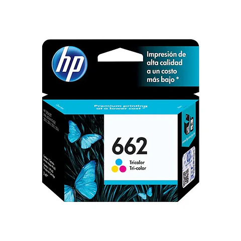 Cartucho HP 662 Tricolor Original DeskJet