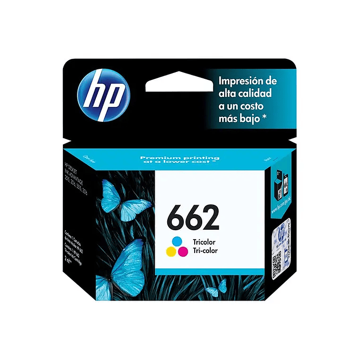 Cartucho HP 662 Tricolor Original DeskJet 1