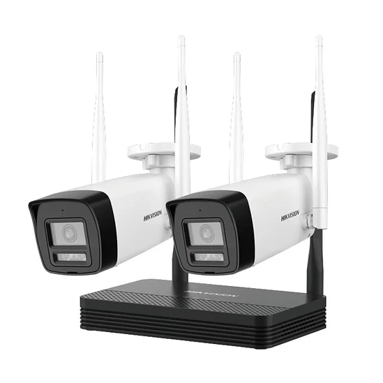Kit Seguridad Hikvision WiFi 4CH 2MP 2 Bullet 1
