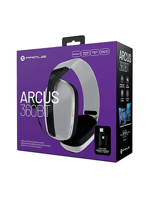 Audífonos Primus Gaming Arcus 360 Wireless Blanco