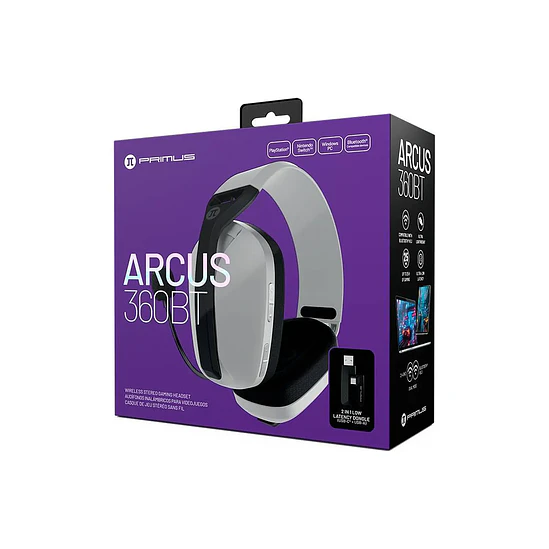 Audífonos Primus Gaming Arcus 360 Wireless Blanco 2