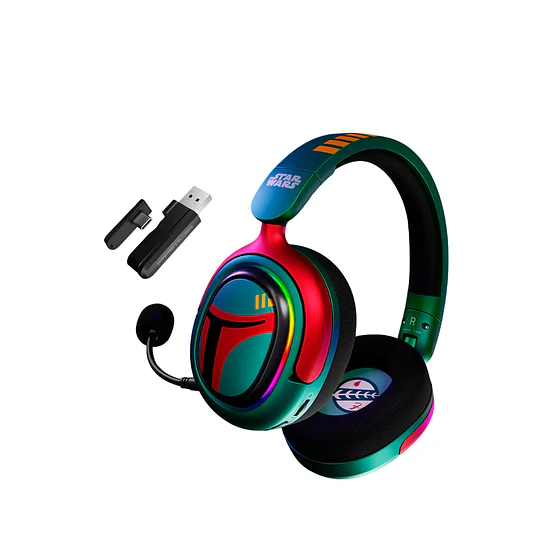 Audífonos Primus Gaming PHS-S380BF RGB Wireless Boba Fett 3