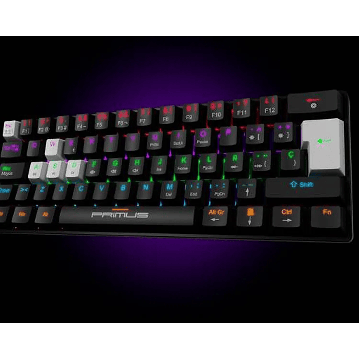 Teclado Mecánico Primus Gaming 60% PKS-060G-S Español 3