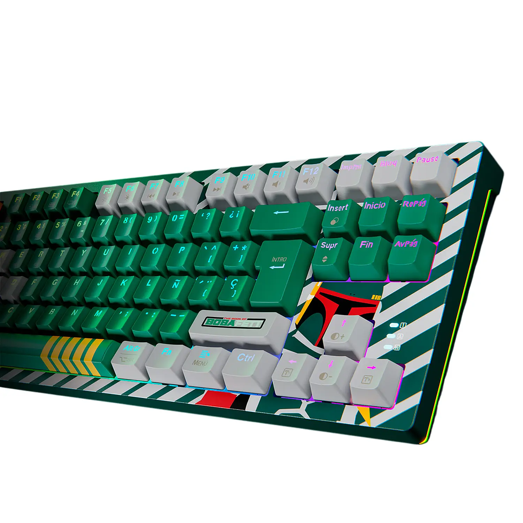 Teclado Primus Gaming Boba Fett 88 Wireless RGB 3