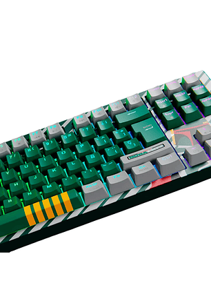 Teclado Primus Gaming Boba Fett 88 Wireless RGB