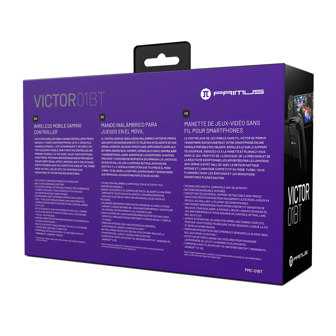 Control Gamer Primus Gaming PMC-01BT Bluetooth RGB 3