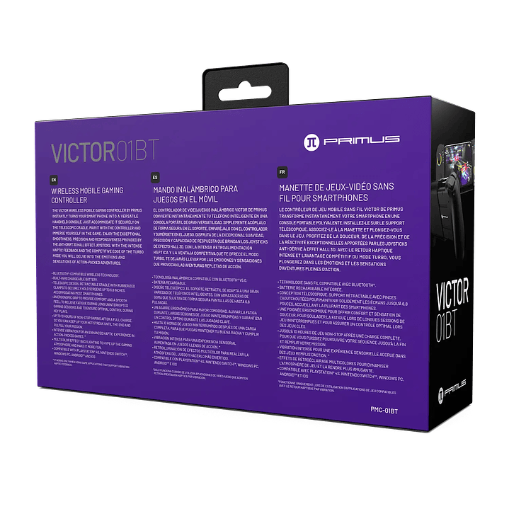 Control Gamer Primus Gaming PMC-01BT Bluetooth RGB 3