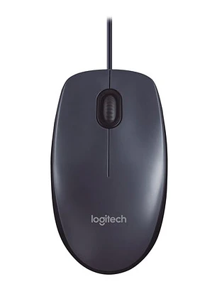 Mouse Logitech M100 USB Óptico 3 Botones Negro