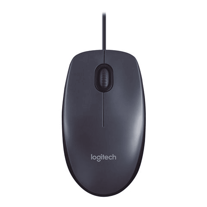 Mouse Logitech M100 USB Óptico 3 Botones Negro 2