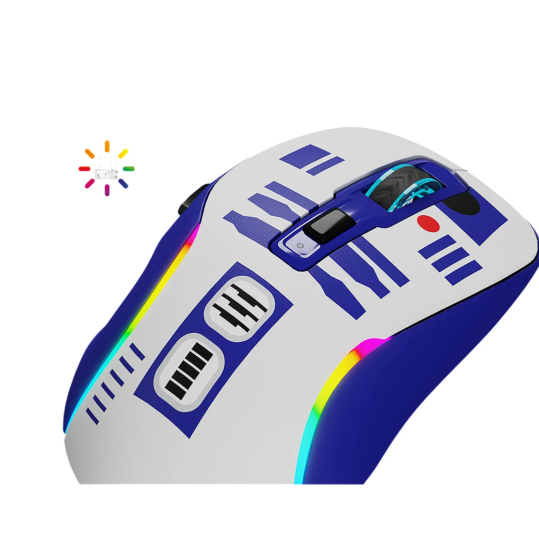 Mouse Primus Gaming PMO-S204DR Wireless 3 Modos RGB 3