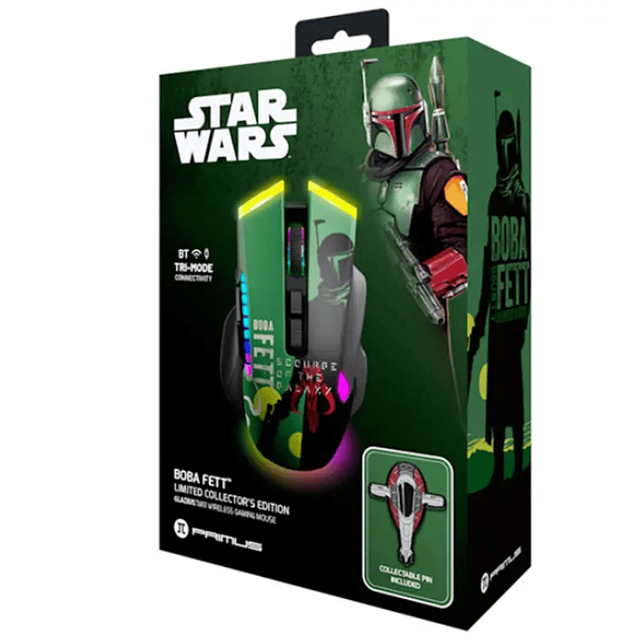 Mouse Primus Gaming PMO-S205BF Boba Fett Wireless RGB 5