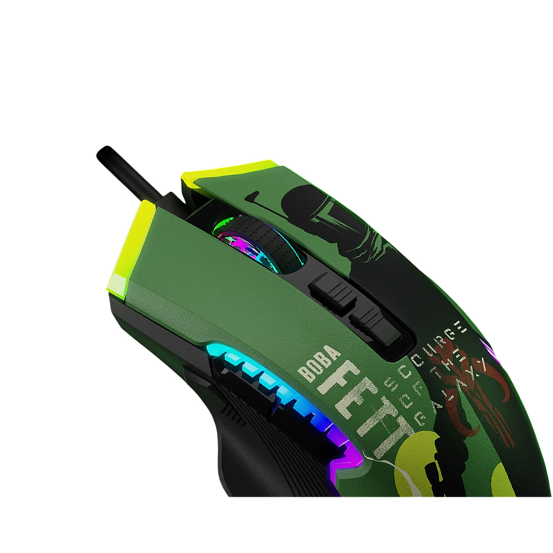 Mouse Primus Gaming PMO-S205BF Boba Fett Wireless RGB 4