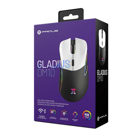 Mouse Primus Gaming PMO-W203 Wireless RGB 10000 DPI 3