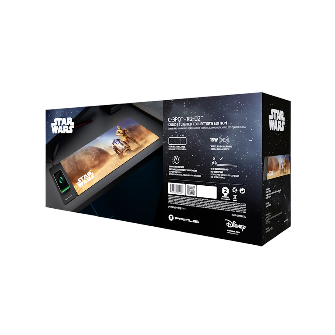 Mouse Pad Primus Gaming Star Wars XL Carga Inalámbrica 15W 4