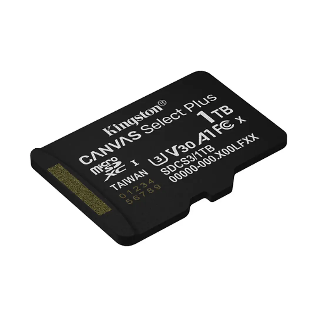 MicroSD Kingston Canvas Select Plus 1TB Clase 10 1