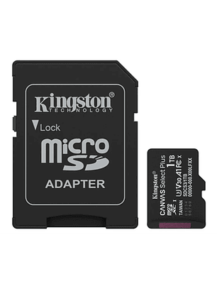 MicroSD Kingston Canvas Select Plus 1TB Clase 10