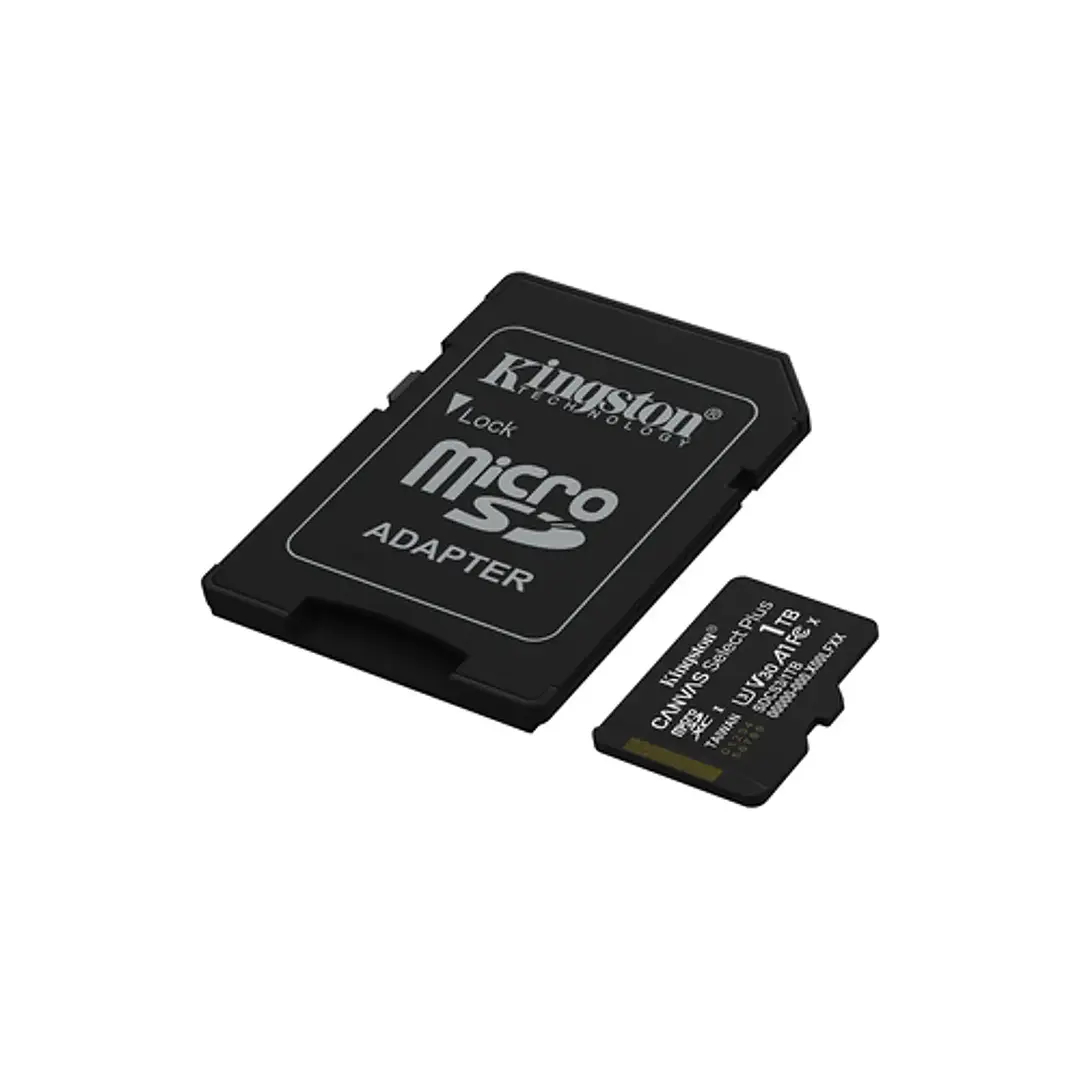MicroSD Kingston Canvas Select Plus 1TB Clase 10 3