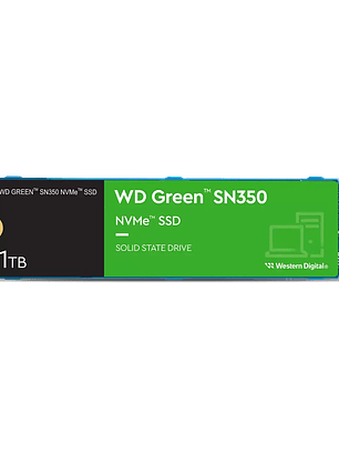 Unidad SSD WD Green SN350 1TB NVMe M.2 2280 PCIe