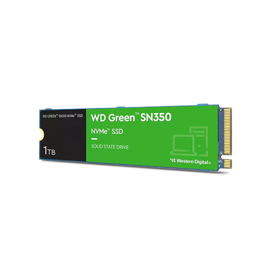 Unidad SSD WD Green SN350 1TB NVMe M.2 2280 PCIe 2