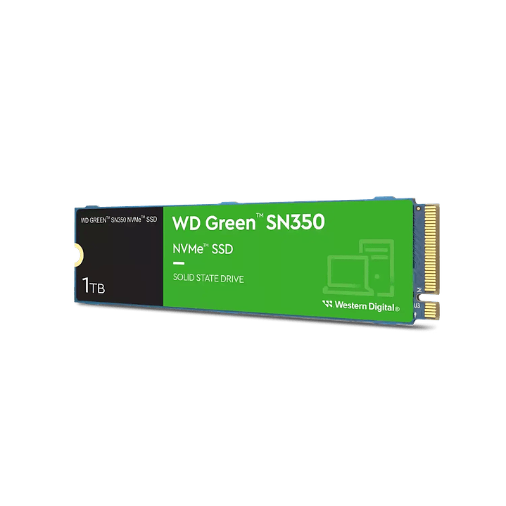 Unidad SSD WD Green SN350 1TB NVMe M.2 2280 PCIe 2
