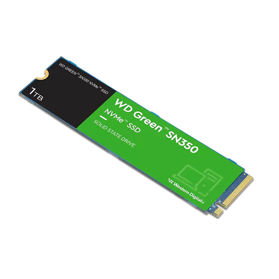 Unidad SSD WD Green SN350 1TB NVMe M.2 2280 PCIe 3