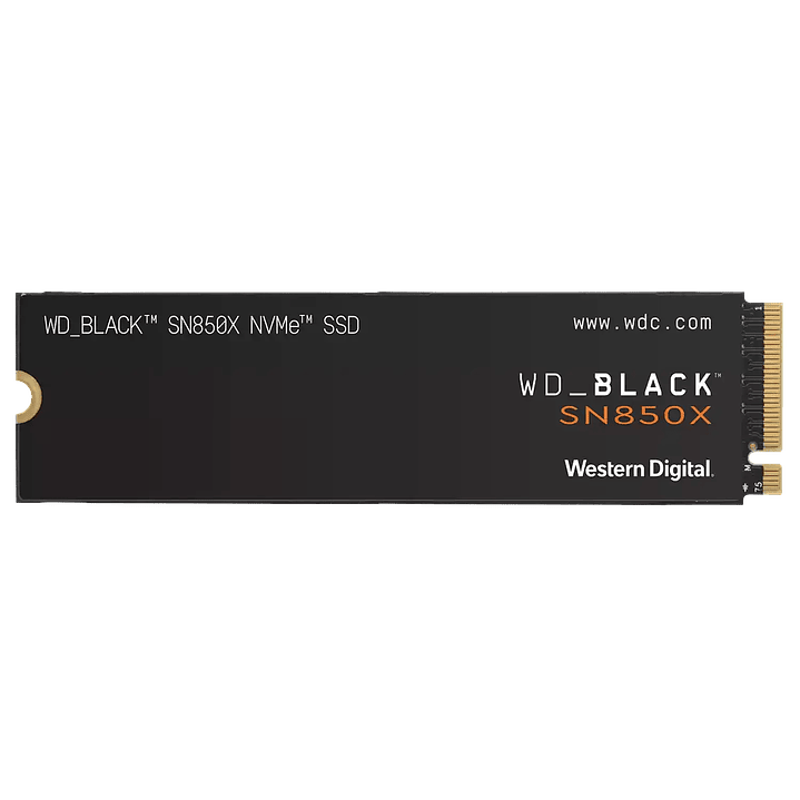 Unidad SSD WD Black SN850X 2TB NVMe PCIe 4.0 M.2 2280 1