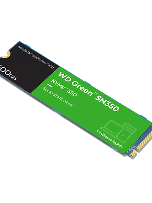 Unidad SSD WD Green SN350 500GB NVMe M.2 2280 PCIe 3.0