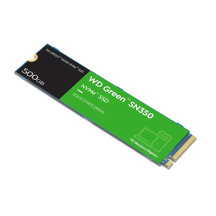 Unidad SSD WD Green SN350 500GB NVMe M.2 2280 PCIe 3.0 2