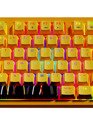 Teclado Gamer Primus C3PO 88 Teclas Wireless RGB Español