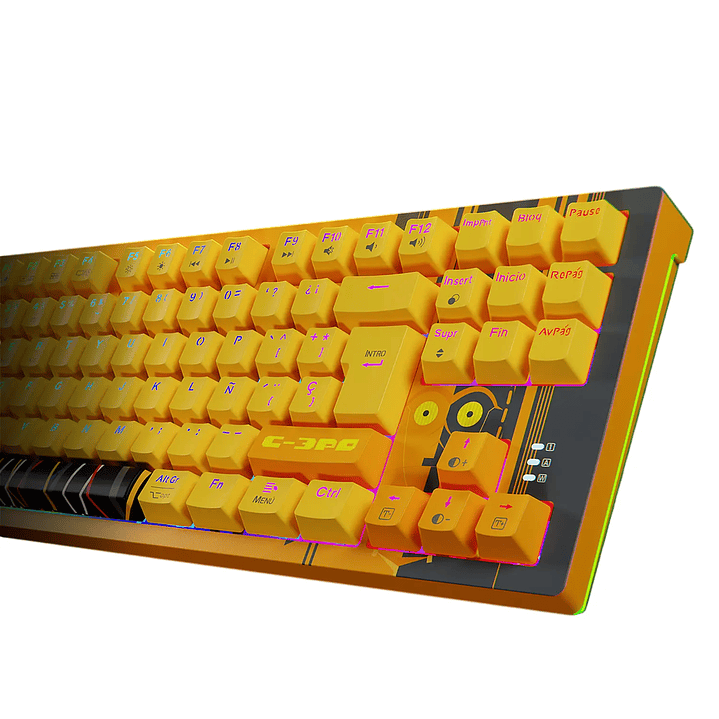 Teclado Gamer Primus C3PO 88 Teclas Wireless RGB Español 5