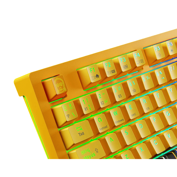 Teclado Gamer Primus C3PO 88 Teclas Wireless RGB Español 3