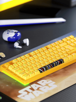 Teclado Gamer Primus C3PO 88 Teclas Wireless RGB Español