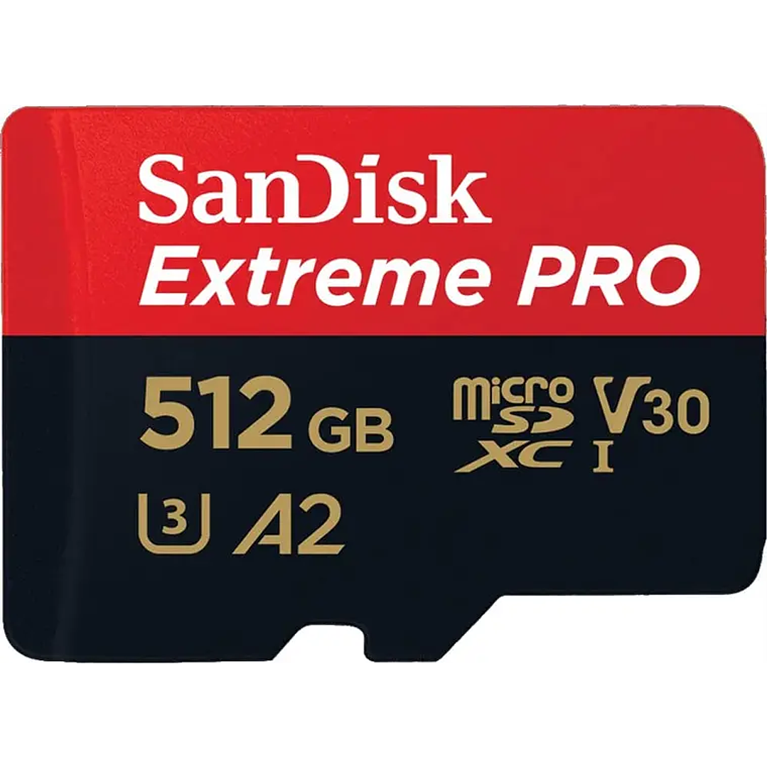 MicroSD SanDisk Extreme Pro 512GB U3 V30 A2 200MB/s 1