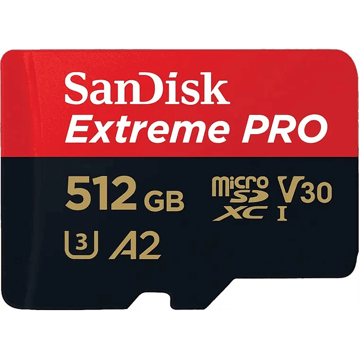 MicroSD SanDisk Extreme Pro 512GB U3 V30 A2 200MB/s 1