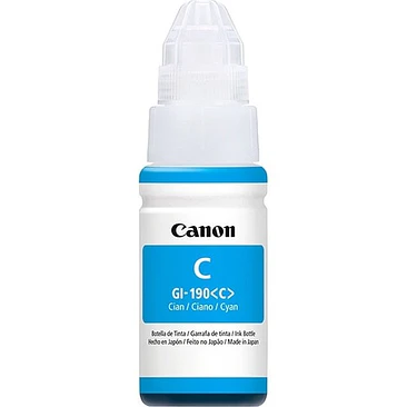 Tinta Canon GI-190 C Cian Original PIXMA G2100 G3100 1